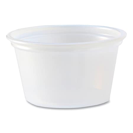 Fabri-Kal Portion Cups, 0.75 oz, Translucent, 2500PK 9505191